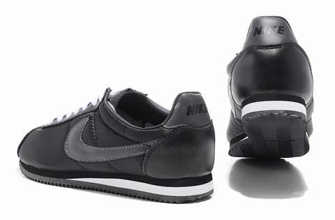 nike cortez nylon femme argent